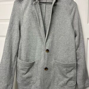 Caslon Light Gray Textured Jacket